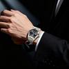 OPK Men's Quartz Watch - Black Stainless Steel, Date Display, Waterproof, Luminous, Lightweight, Business Casual