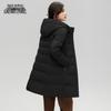 XueZhongFei Women's Mid-Length Hooded Down Jacket