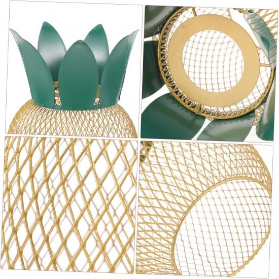 Pineapple Lamps Decorative Mesh Ceiling Light Shade Hollow-out Carved Lampshade for Home Hotel Restaurant