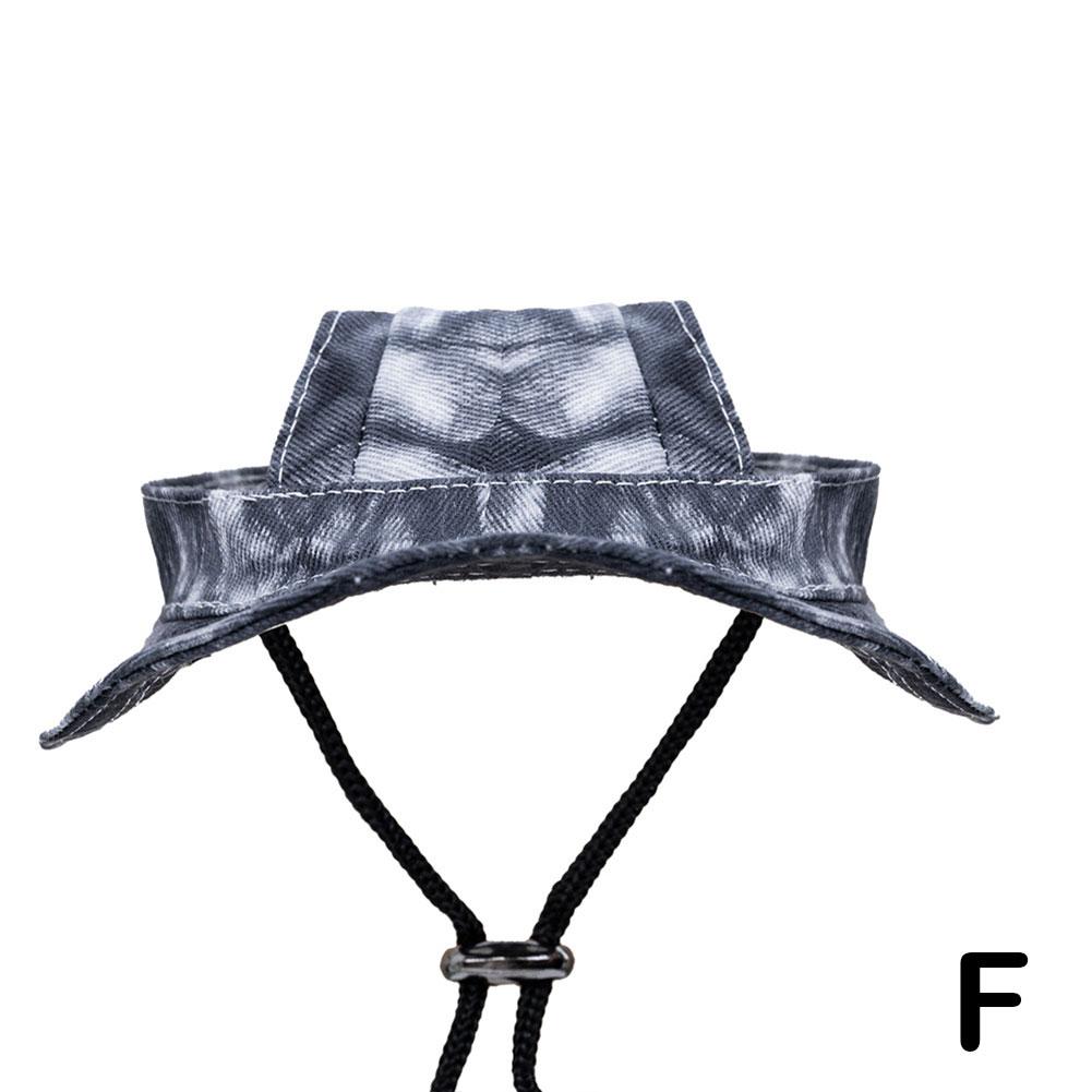 Cute Pet Sun Hat Cat Sun Hats for Dog Baseball Cap Round Brim Cat Hat Bucket Hat OPet Caps with Ear Holes Adjustable Drawstring