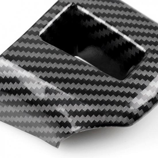 ABS Carbon Steering Wheel Buttom Cover For VW Golf 2009 - 2013 Jetta 2011 - 2014