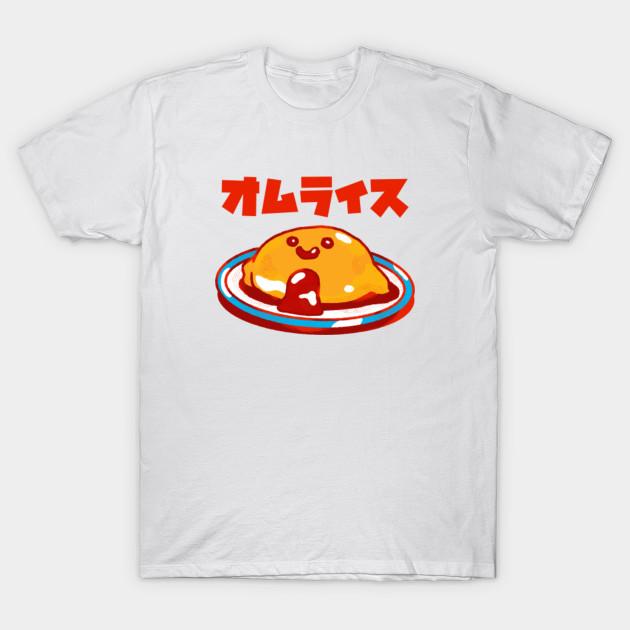 

Unisex Fashion TShirt Omurice Print TShirt Plus Size XS-6XL T-Shirt 100%Cotton Tops O Neck Short Sleeve Tees M білий
