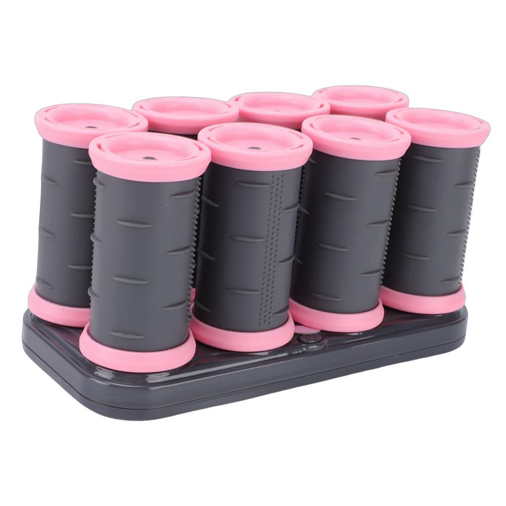 Kit 8pcs Rulli Riscaldanti per Capelli 35mm Riscaldamento Rapido Ricci di Lunga Durata Rulli Caldi Elettrici per lo Styling dei Capelli