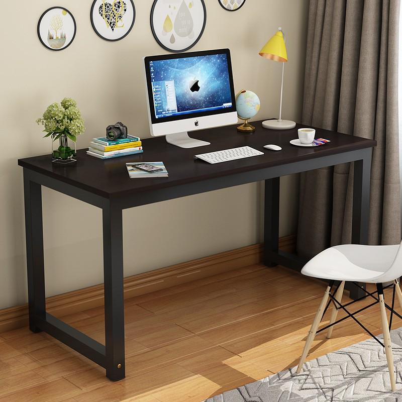 Simple Double Computer Desk for Home Office & Study