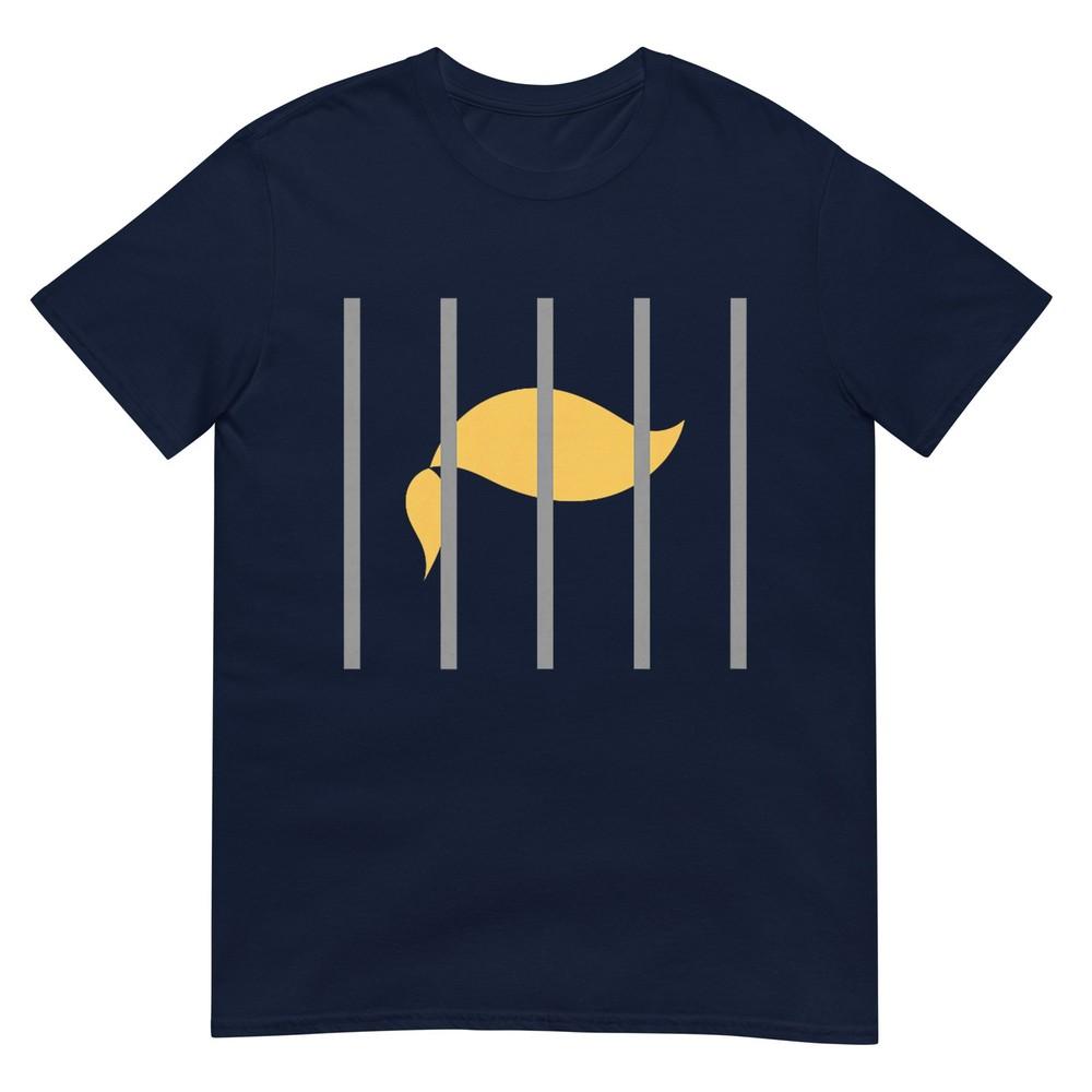 Donald Trump Impeach AntiTrump Behind Bars TShirt S