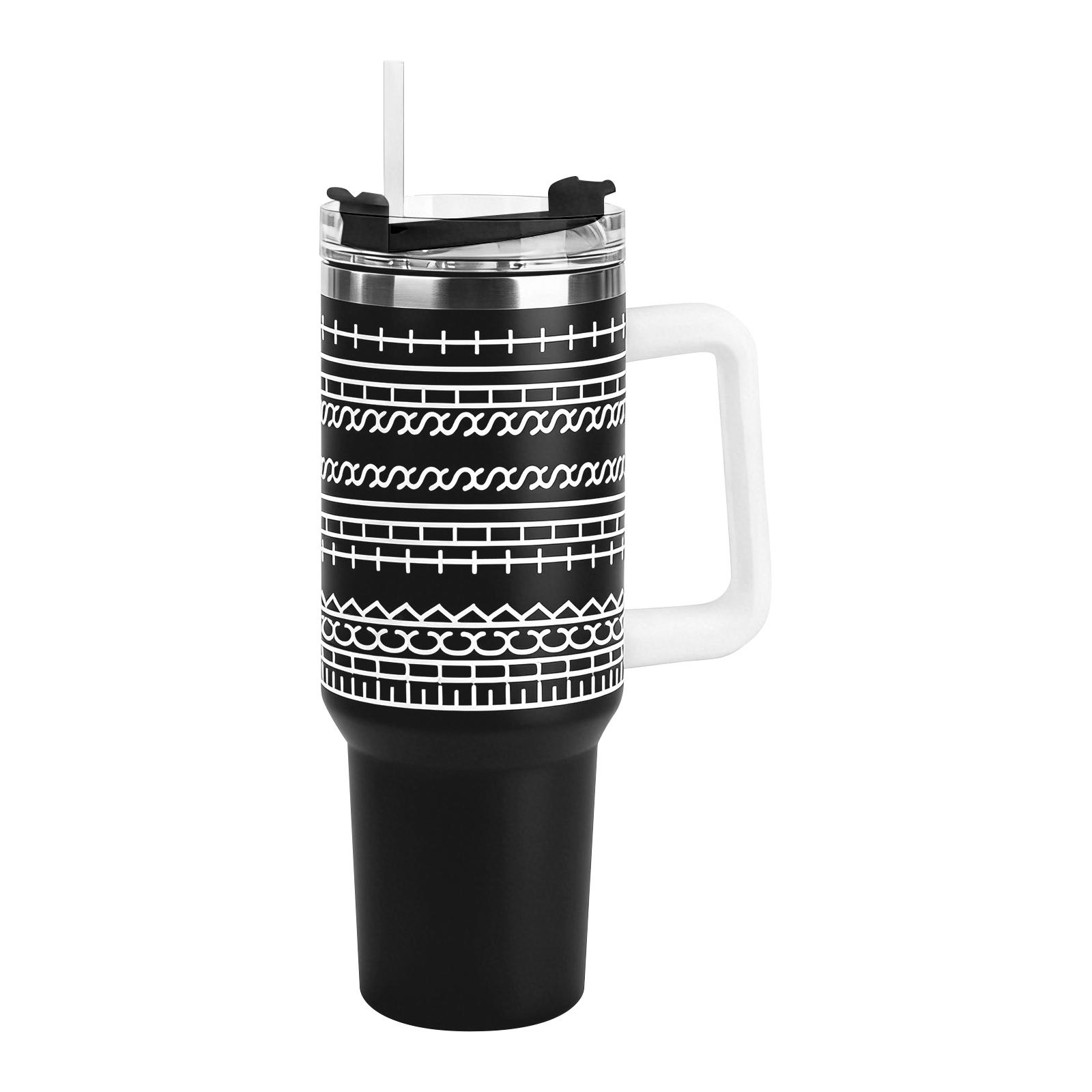 

40 Oz Hidden Message Tumbler With Lid And Straw,Checkered CoffeeTravel Mug Cup Water Botter,Elephant Gifts,Offices Humor Funny Gifts One Size чёрный