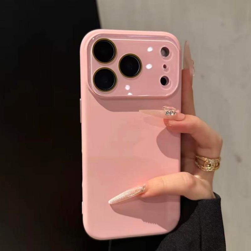 Applicable to iPhone17 liquid silicone mobile phone case Apple 16promax anti-drop full bag with lens film protective case