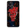 Phone Case - MANIACASE - Xiaomi Redmi 13C 5G - TPU Silicone - Red Nike "Just Do It" Pattern - Black