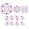 Sanrio Blechdose Sticker-Set Geschlagene Sanrio-Charaktere 351792 & (Erdbeerkuchen)