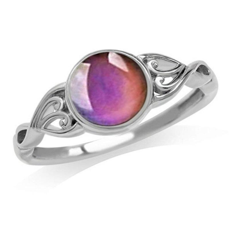 Color Changing Temperature Sensitive Ring Durable Unisex Perfect for Outfits Show Your Style Ideal Gift for Everyone