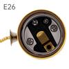 Vintage E26 E27 Zugschalter Lampenfassung Ersatz Schwerlast Glühbirnenfassung Einfache Installation Tisch Stehlampen Direkte Passform