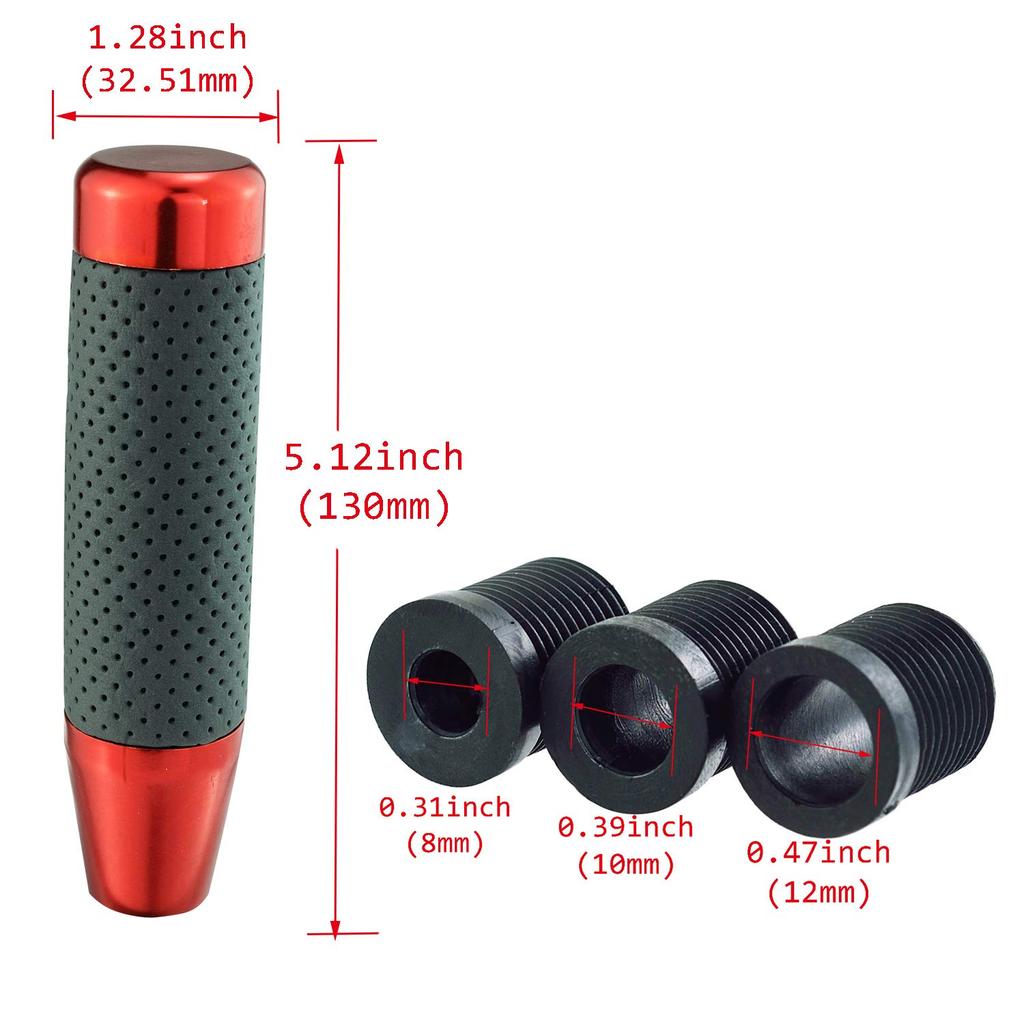 Abfer 130mm Alloy Shifter Knob, Car Shift Knob, Automatic Manual