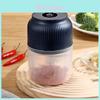 Wiederaufladbarer Knoblauchschneider Kleiner Food Blender Mit Doppelten Klingen Für Heimköche