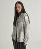 Dearstalker Kanon Stripe Knit Hoodie Zip-Up - Gray