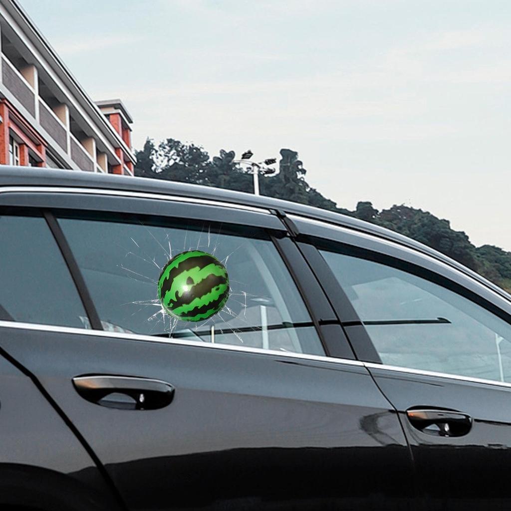 Broken Glass Window Stickers, 3D Prank Glass Window Stickers | Vista Printed Watermelon Hit