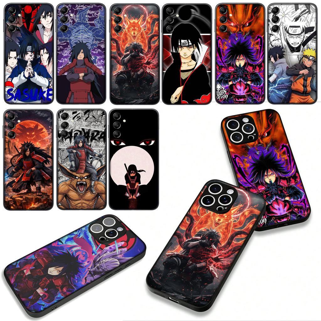 for Motorola Moto G54 G05 G24 G55 G75 G85 G15 G86 Power Edge 50 30 Fusion neo Pro Case Madaras Uchiha Sasuke Narutos Akatsuki