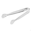 Silvery Stainless Steel Sugar Tongs Kitchenware 4.7" Arm Perfect for Small Items