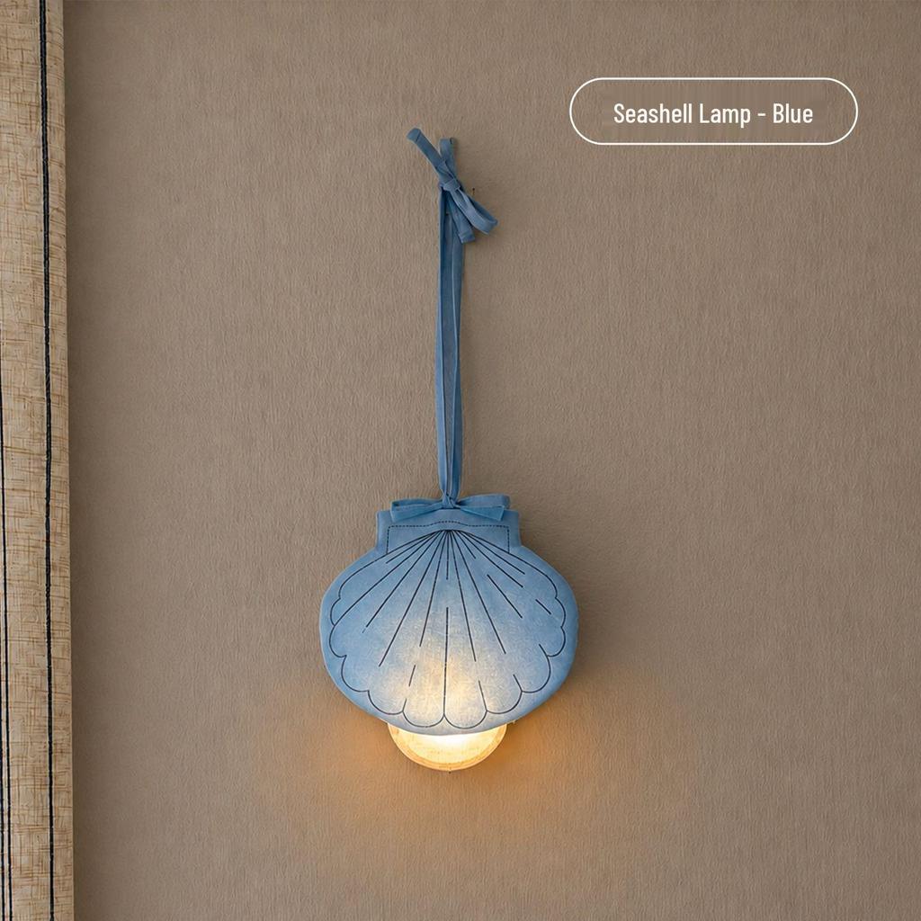 Shell Pearl Night Light: Plug-in Decorative Lamp for a Warm Bedroom Ambiance