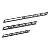 Adesivi Decalcomanie Emblema Badge Logo Competizione Nero ABS 3D per Bagagliaio Posteriore BMW M1 M3 M4 M5 M6 X1M X3M X4M X5M X6M