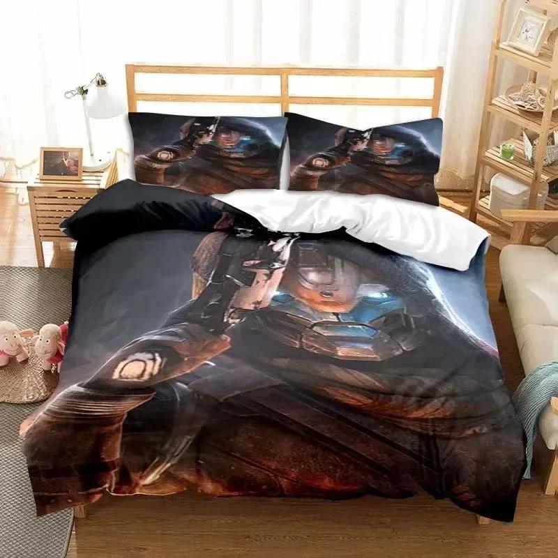 Game Destiny Printed Bed Set Duvet Cover Pillowcase Bedding Set Bed Linen Sheet Quilt Cover Full Queen King Size