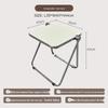 Dunzhu Foldable Transparent Acrylic Coffee Table