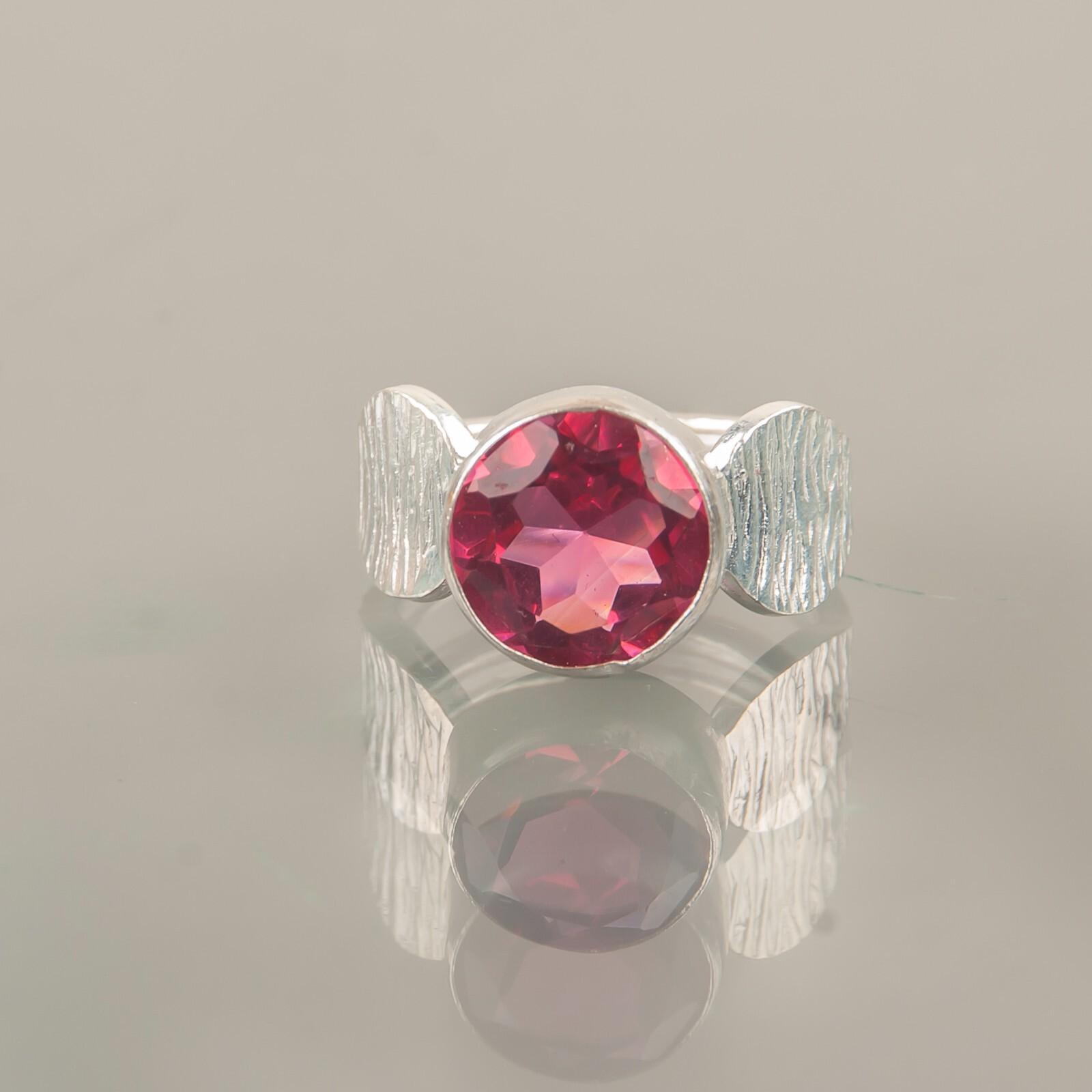 

Натуральный розовый турмалин драгоценный камень 925 стерлинговое серебро ювелирные изделия ручной работы бохо кольцо RR-1-38 10.5