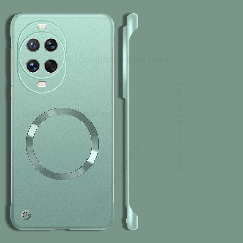 Cases For Huawei Nova 14 Ultra For Magsafe Frameless Matte Case For HUAWEI Nova 14 Pro Magnetic Borderless Frosted Cover Nova 13 14 Pro Tough Case