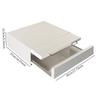 Coffee Bar Organizer Double Layer Accessory Gifts Multipurpose Drawer Cabinet for Kitchen