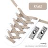 No Tie Shoe Laces Luxurious Diamond Cross Locks Shoelaces Without Ties Elastic Shoe Laces Sneakers Kids Adult Shoes Accessories