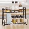 Elegant Sturdy Stainless Steel Desktop Organizers Portable Accessory for Bedroom and Kitchen Clutters Reduction
