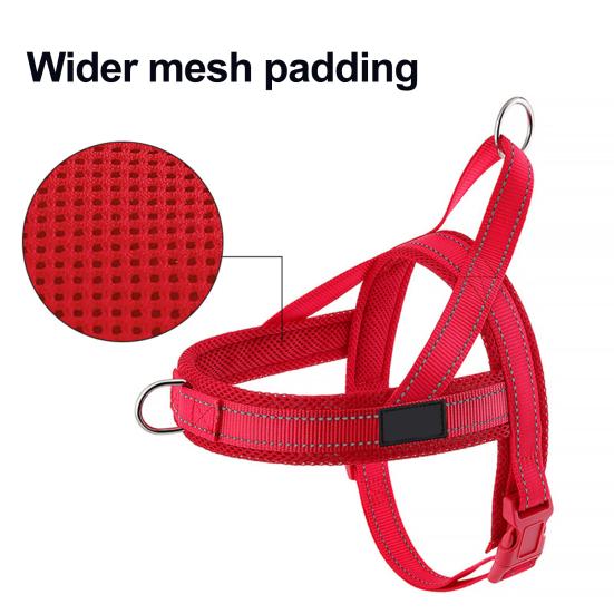 No Pull Dog Harness Breathable Mesh Padded Dog Harness Adjustable Reflective Escape Proof Dog Harness for Small Medium Large Dogs