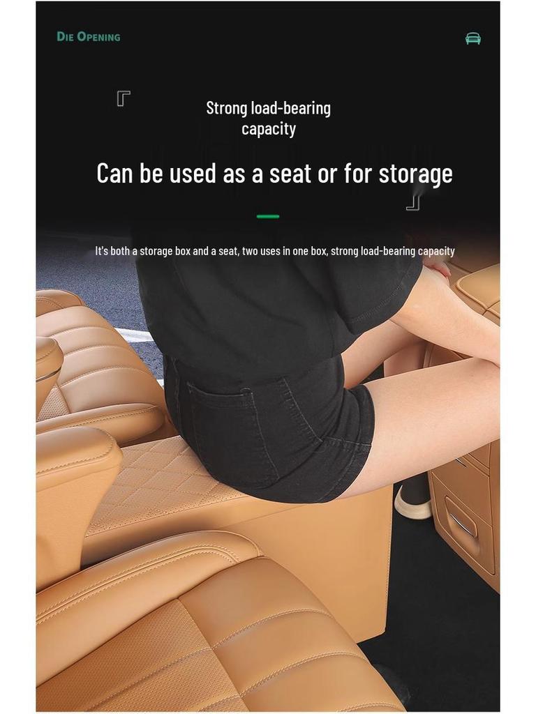 Lantu Dreamer Foldable Middle Row Armrest Storage Box