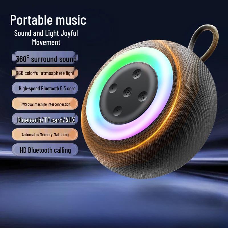 Bluetooth Speaker G25: Superior Bass, High-Quality Sound, Portable, for Home or Outdoor Use.