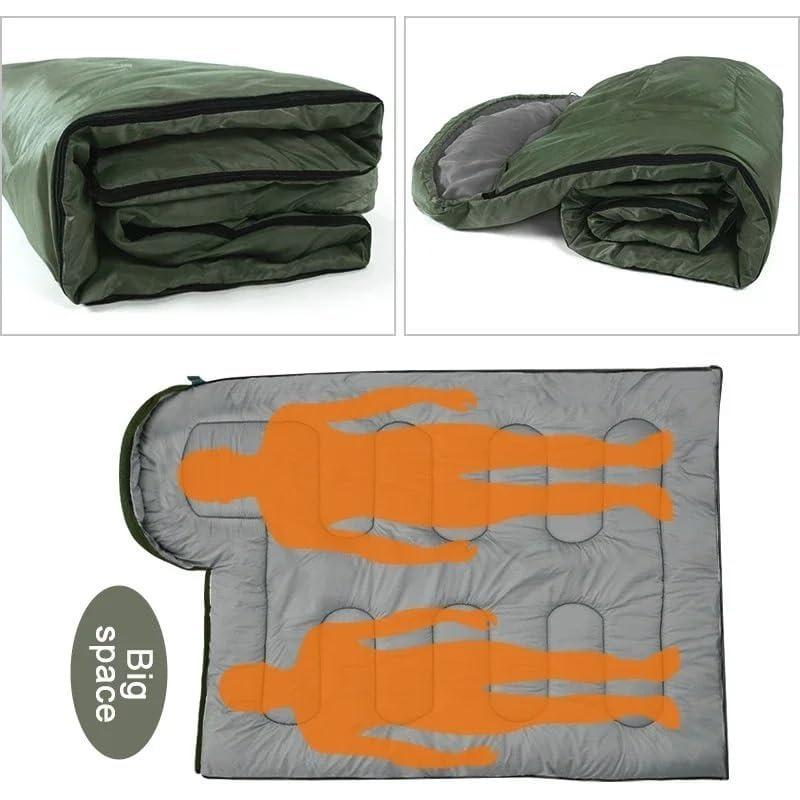 Ultra Lightweight Portable Sleeping Bag 4 Seasons Warm Envelope Backpack Outdoor Travel Camping Sleeping Bag Hiking Supplies