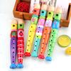 Colorful Wooden Flute Beginners Toddler Teens Early Education Music Sound Toy Boys Girls Learning Musical Instrument