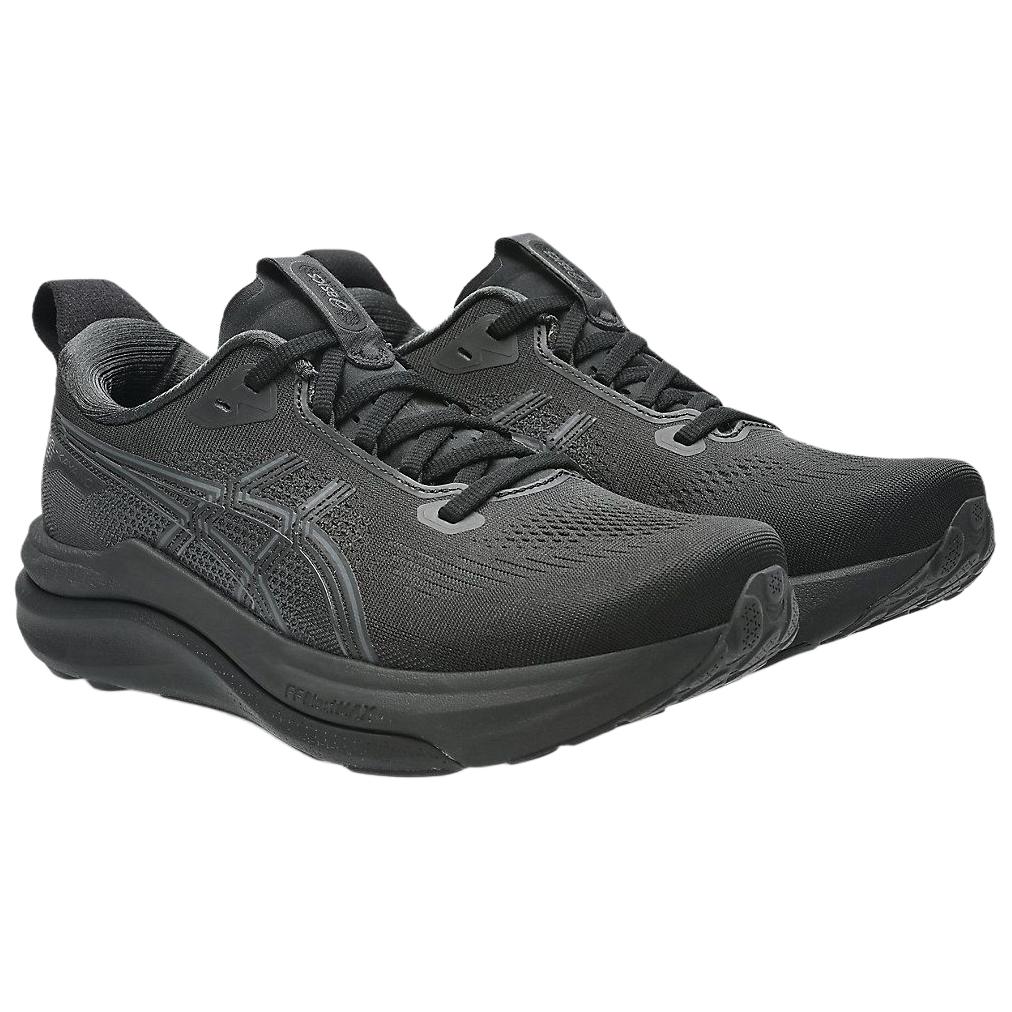 Asics Atmungsaktive Stütze Rückprall Laufschuhe Damen Schwarz 1012B939-001