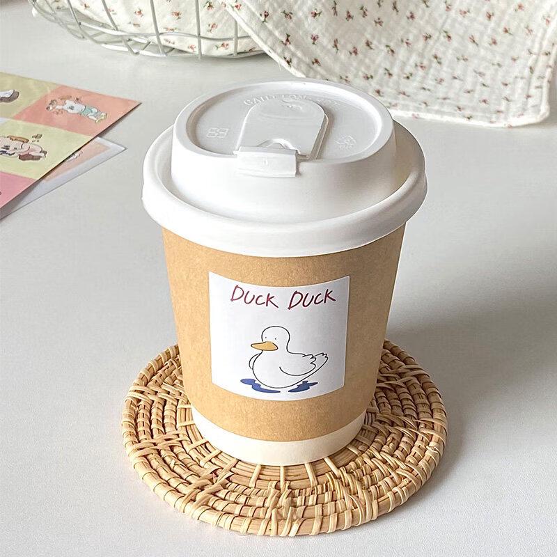 Disposable Double-Layer Kraft Paper Hot Drink Cups