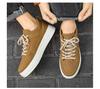 Men's Height-Boosting Thick-Soled Canvas Shoes - Breathable Summer Retro Lace-Up Sneakers