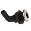 3/4in Marine Elbow Outlet Nylon Hull Hose Connector Marine Hardware Accessories Black