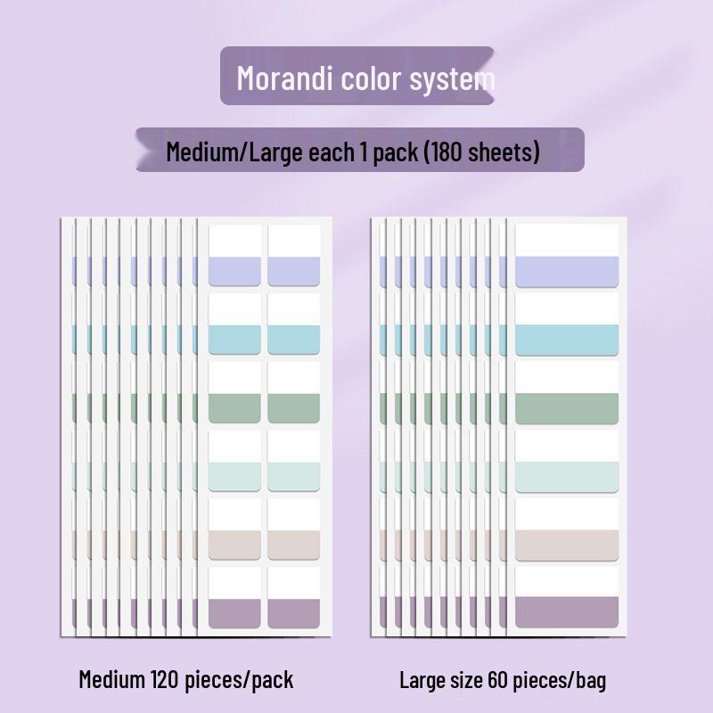 Writable Index Tabs for Student Notebooks - Sticky Note Strips for Classification & Marking
