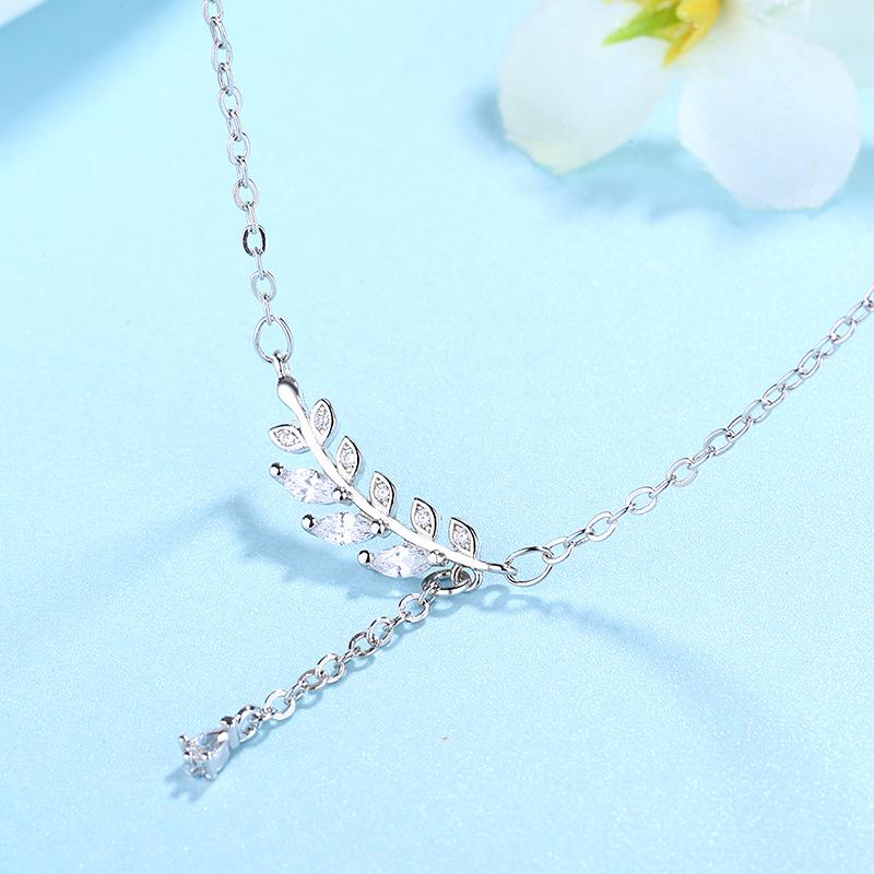 Lindon Damen-Halskette mit Anhänger, Kupferlegierung, Zirkon, modisches Geschenk