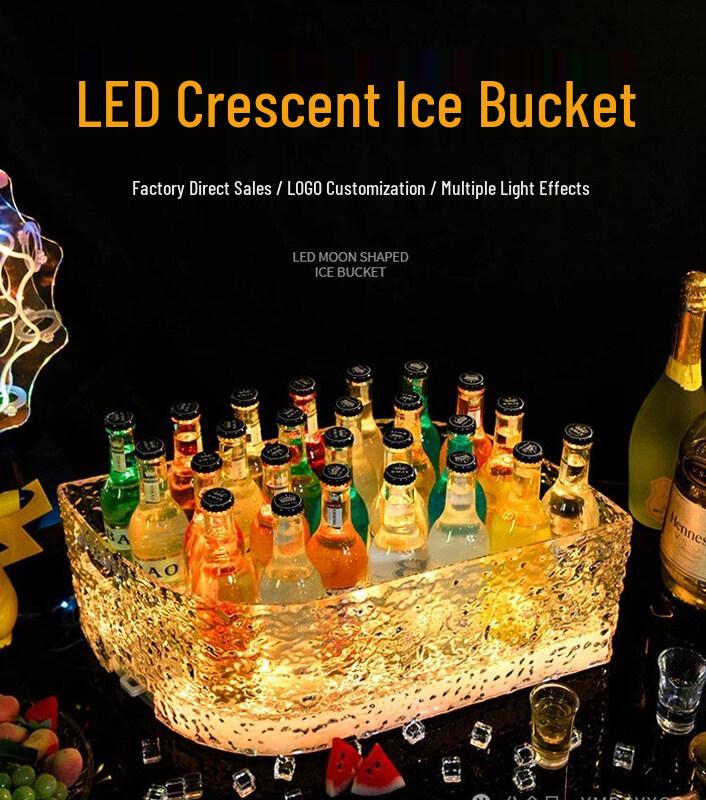 ZISIZ Ice Pattern Glowing Wine Frame