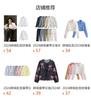 ZR1116 Spring European and American Women's POLI Collar Leaf Printing Casual Silk Satin Textured Long Sleeve Shirt