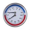 Thermomanometer Boiler Temperature & Pressure Gauges 0-120 ℃ 0-10 Bar Fittings A0KF