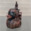 Resin Pirate Ship Duck Statue Ornament,Pirate Ship Duck Figures for Indoor Seafaring Theme Decor for Bedroom, Halloween,  Christmas, Easter