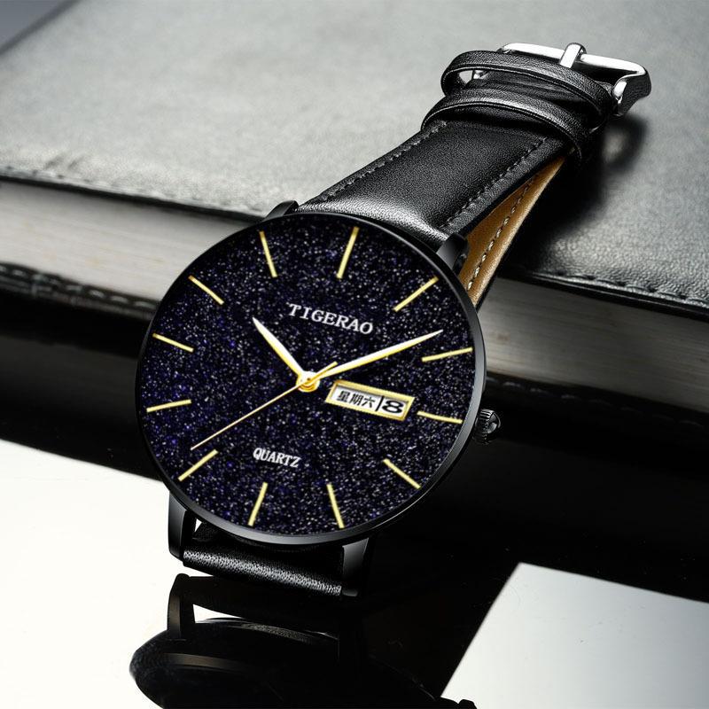 Teenager Ultra-thin Men's Watch Student Fashion Quartz Waterproof Simple Luminous Men's Watch