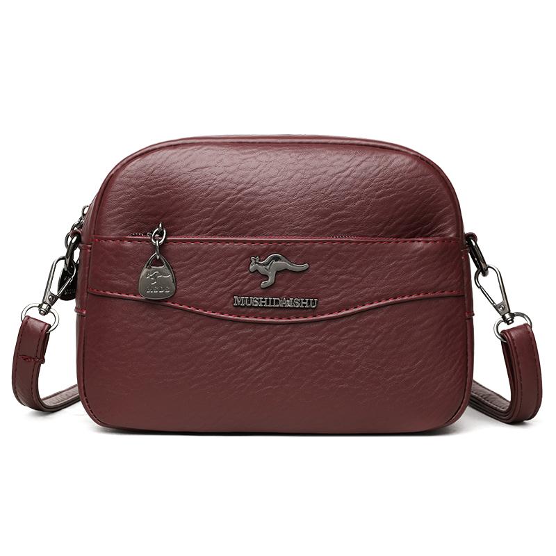 Soft Pu Leather Women Shoulder CrossBody Bags Designer Ladies Messenger Bag Light Luxury Female Purses and Handbags