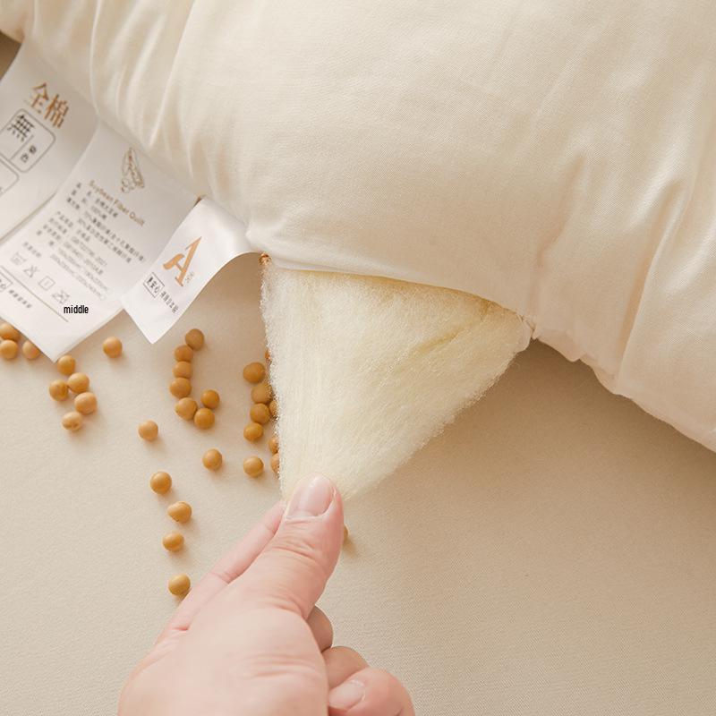 Pure Cotton Soybean Quilt with 30% Protein Fiber - All-Season Comforter.
