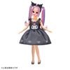 Takara Tomy Licca-chan Dress My Choice Sanrio Characters Dress & Headband Kuromi Dress-up Pretend Play Toy (Ages 3 and up)