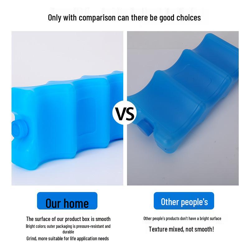 Blue Ice Pack: Cooling Plate for Fresh-Keeping, Cold Storage, and Cold Chain Transport – Ideal for Breast Milk and Ice Box Replacement.